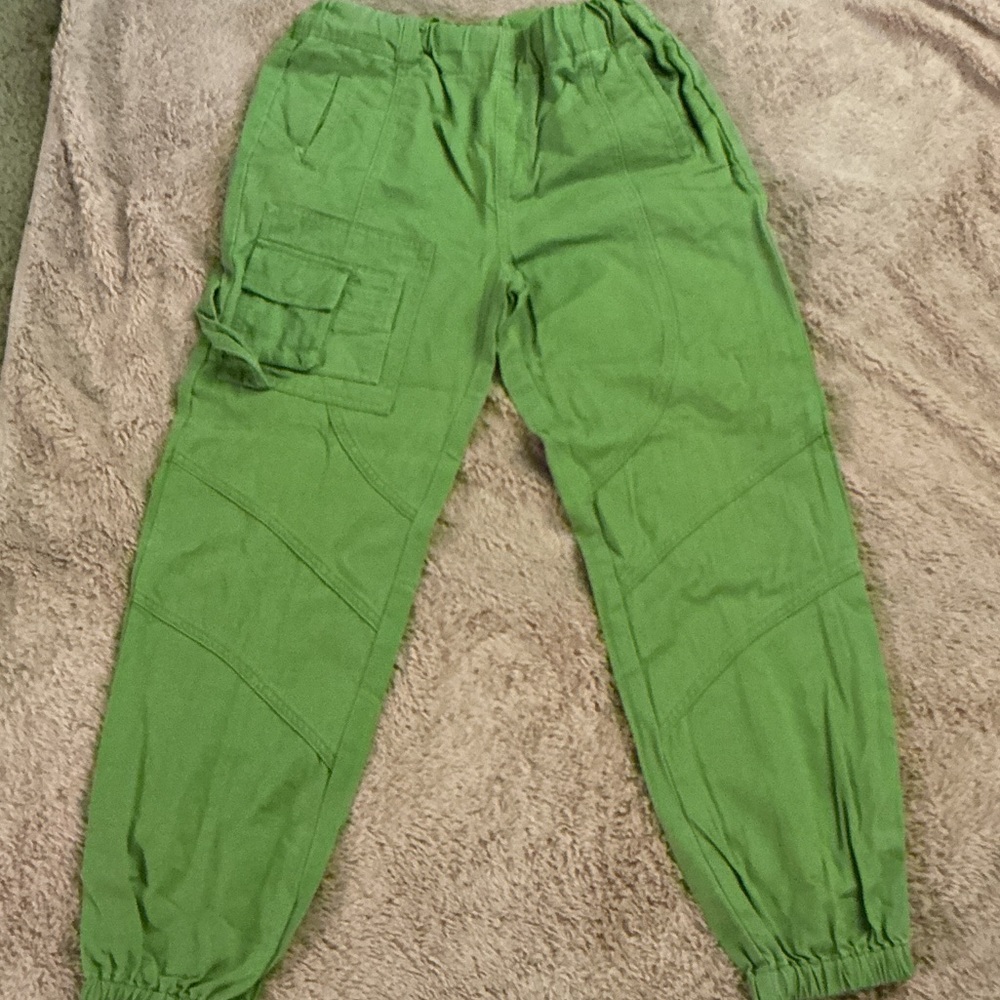 Forever 21 Lime Green Cargo Pants Sz. Xs